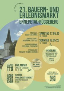 Plakat Bauern- & Erlebnismarkt Rüggeberg